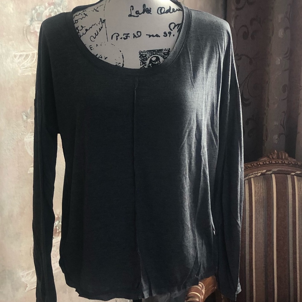 CLEARANCE ‼️SCOOP NECK OVERSIZED TEE NWT - Picture 3 of 6